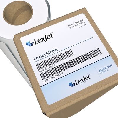 Designjet Large Format Paper For Inkjet Prints, 7 Mil, 36 X 100 Ft, Gloss White,  COMPUTER PAPER 